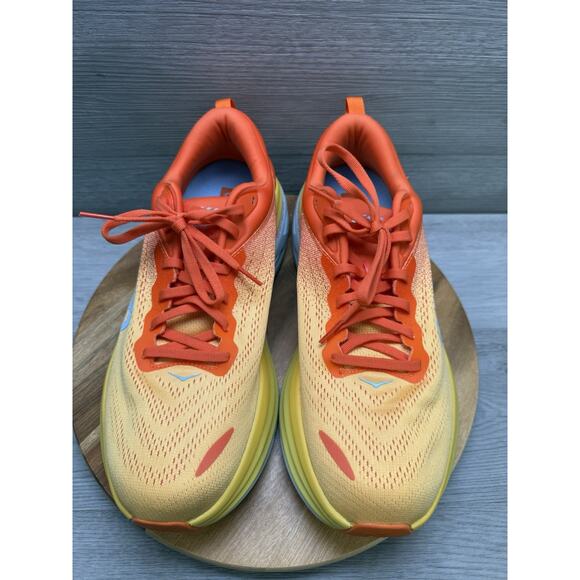 Hoka One One Bondi 8 Orange Men’s 12 - Picture 4 of 8